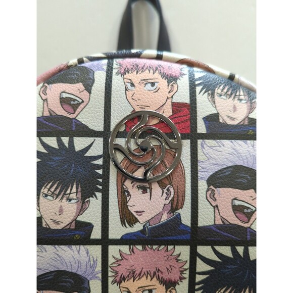 SOLD❌Bioworld Anime Character Backpack - Black, Red, Cream - Picture 2 of 7